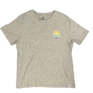 Hurley Gray Logo Graphic Short Sleeve T-Shirt